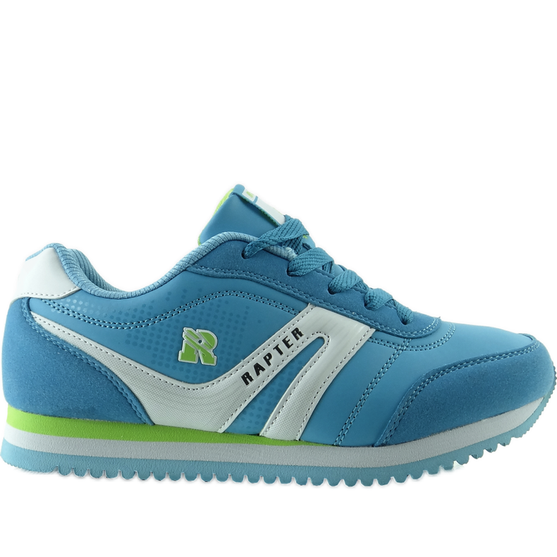 Scarpe stile running blu B686