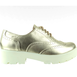 Scarpe con suola alta Lbs1203 oro d'oro