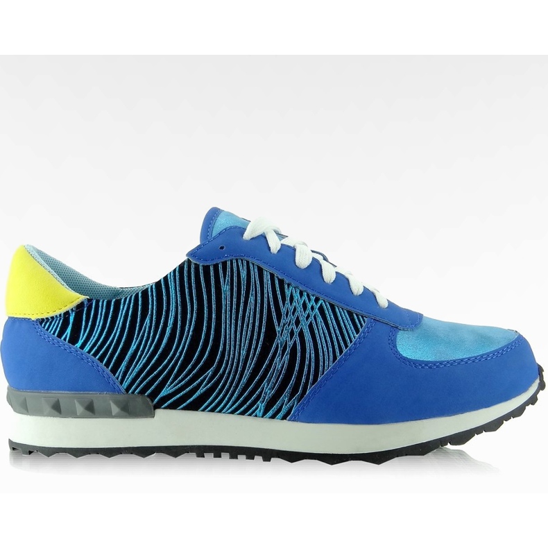Scarpe sportive morbide Y617 blu multicolore