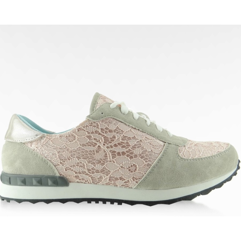 Y620 Sneakers stringate rosa grigio
