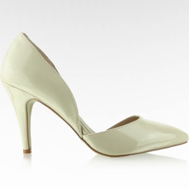 Décolleté con tacca A880 Beige