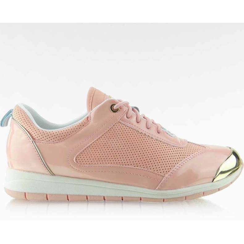 Scarpe sportive con un piatto rosa Y621