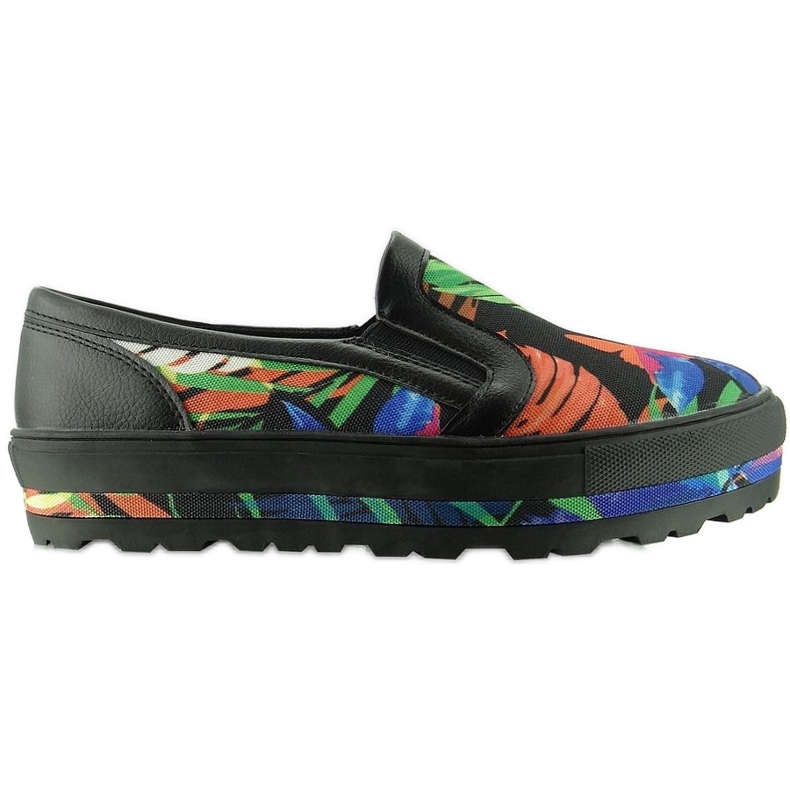 Slip on nuovo stile A947 multi rosso verde blu nero