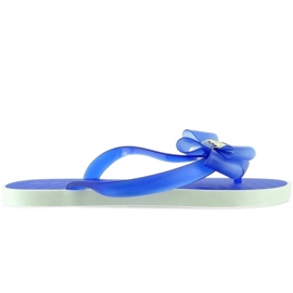 Infradito su suola spessa 1016 blu