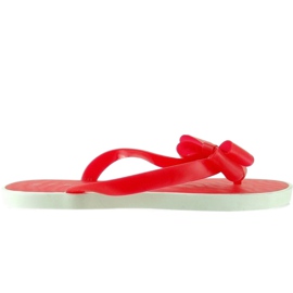 Infradito su suola spessa 1016 Red rosso