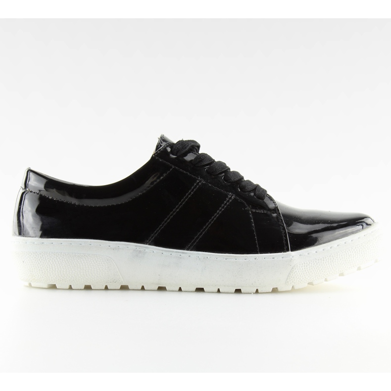 Mocassini da donna su suola bianca Nero