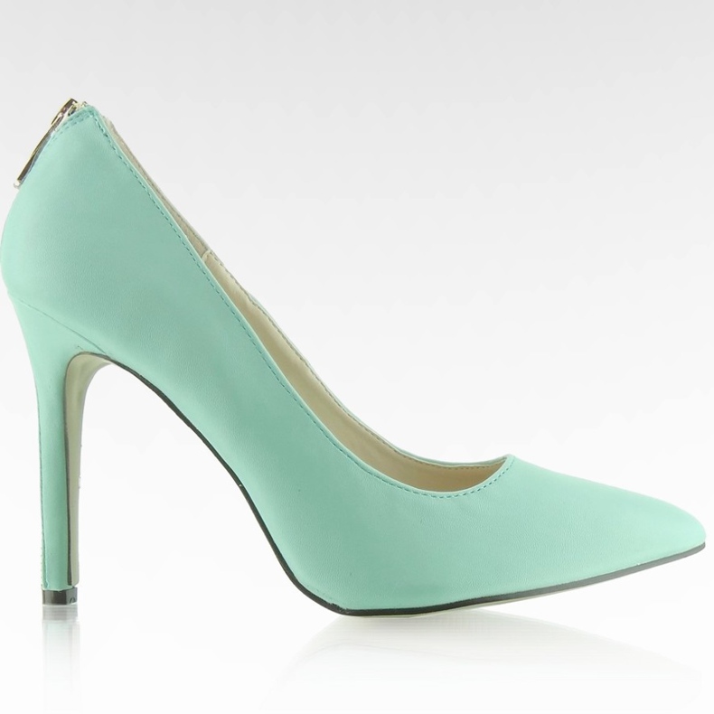 Tacchi a spillo da donna con cursore Celadon blu