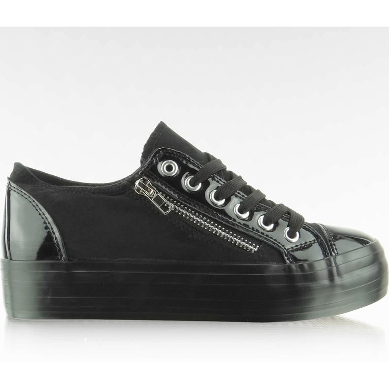 Sneakers con suola alta YDB-27 Nero