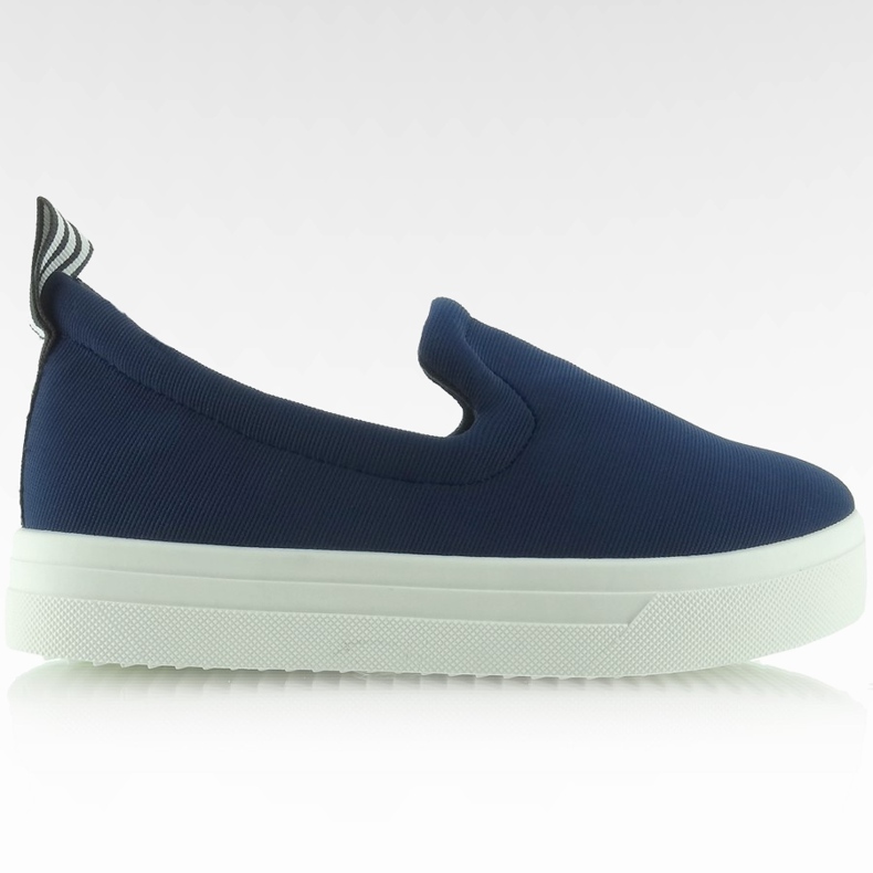 Slip on con linguetta BL27 Blu blu navy