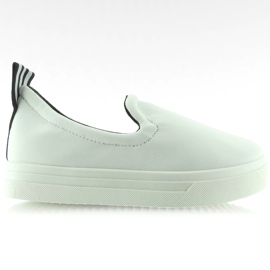 Slip on con inserto BL27 bianco bianca