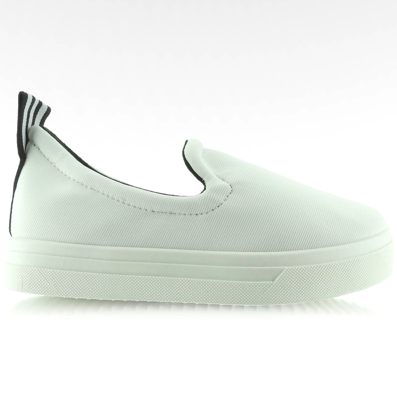 Slip on con inserto BL27 bianco bianca