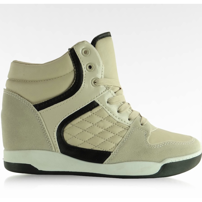 Sneakers in pelle scamosciata BKA-127 Apricot marrone multicolore