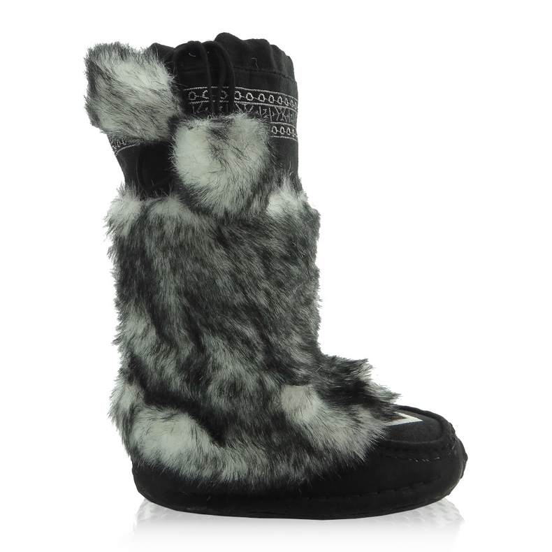 Stivali da neve Mulkuki per bambini 58812E neri grigio nero