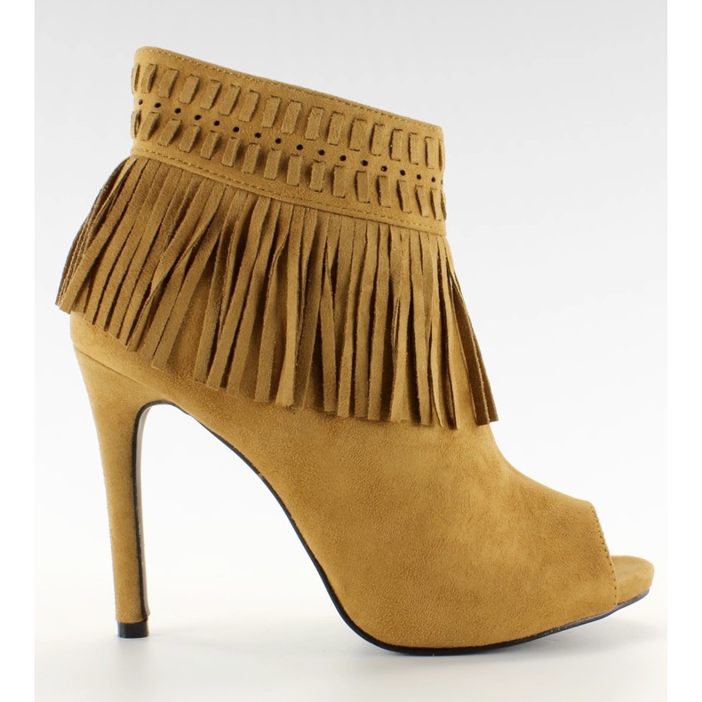 Nappine punta aperta 11016 Cammello multicolore