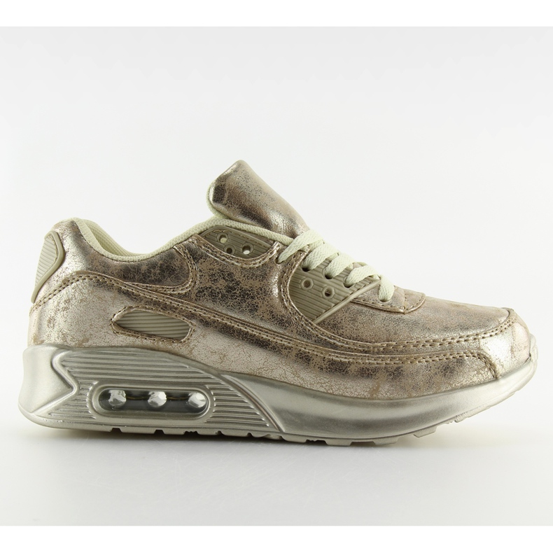 Scarpe da sport d'aria lavate 1-7 oro d'oro