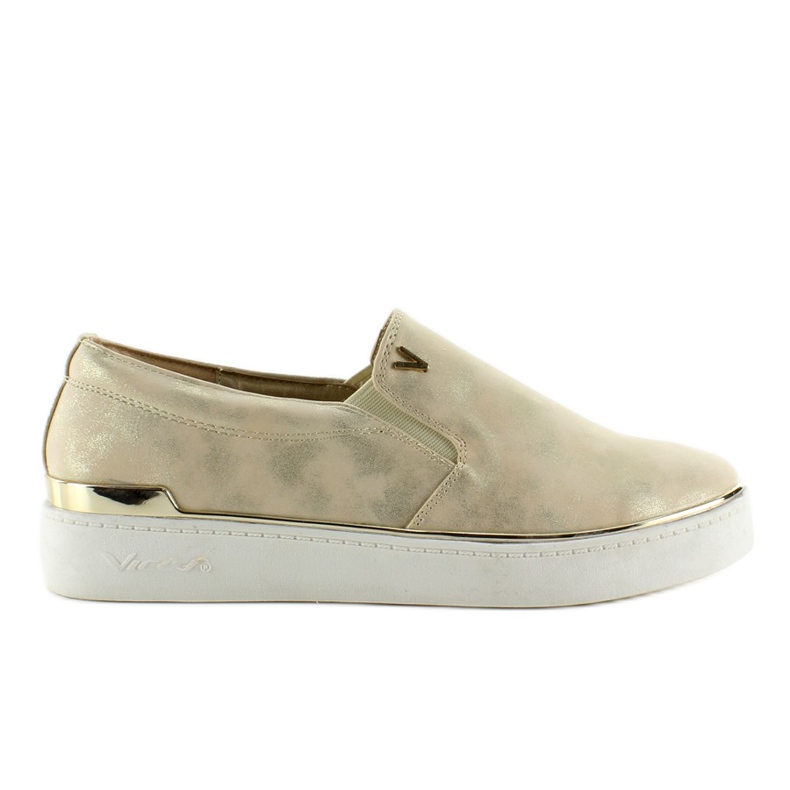 Slip-on con rifiniture metalliche 786 Gold d'oro