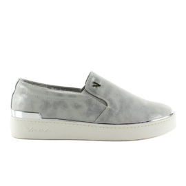 Slip-on con rifiniture metalliche 786 Grey grigio