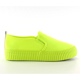 Slip-on su suola rigata GF-40 gialla giallo