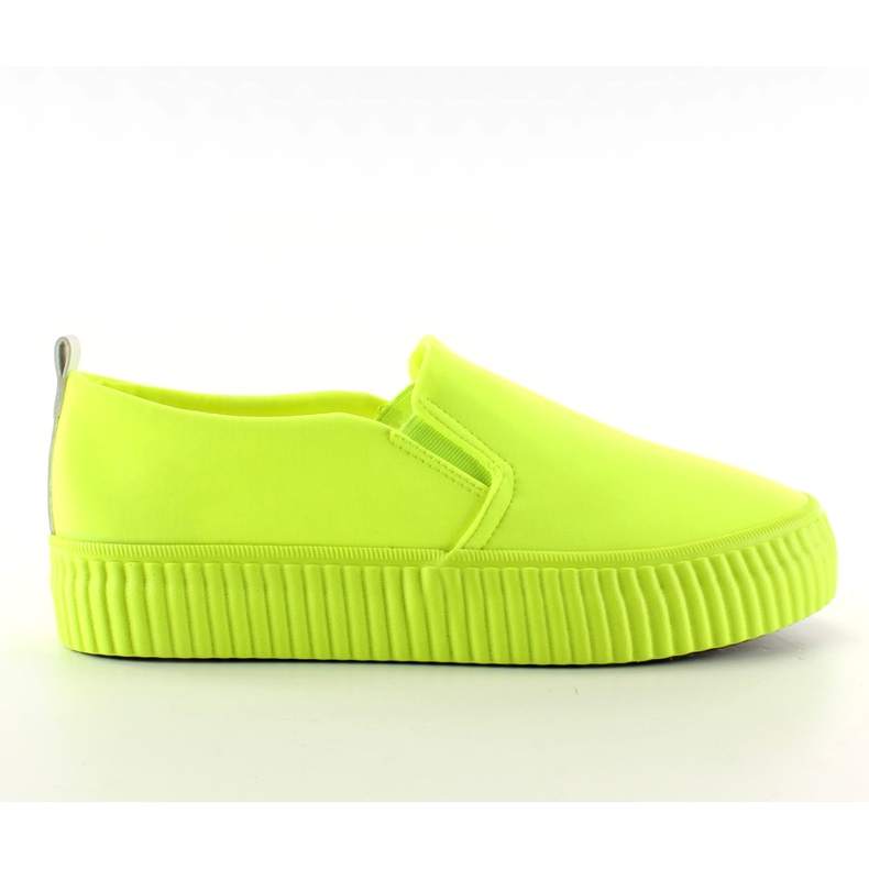 Slip-on su suola rigata GF-40 gialla giallo