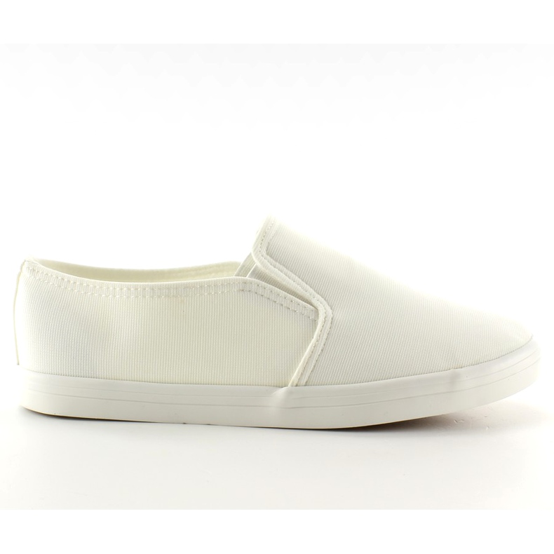 Materiale sneakers slip-on 1-98 Bianco bianca
