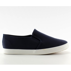 Materiale sneakers senza lacci 1-98 Blu marino blu navy