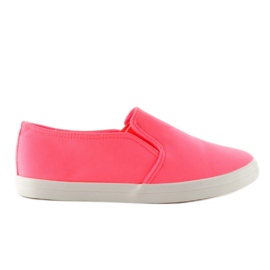 Materiale sneakers slip-on 1-98 ROSE- Rosso rosa
