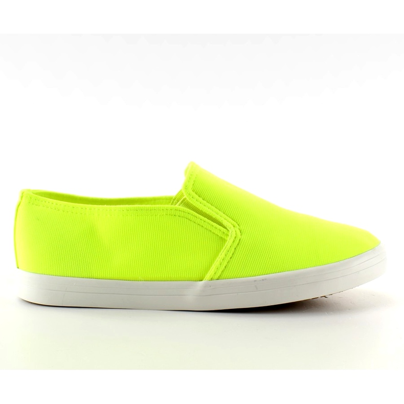 Sneakers slip-on in materiale 1-98 giallo