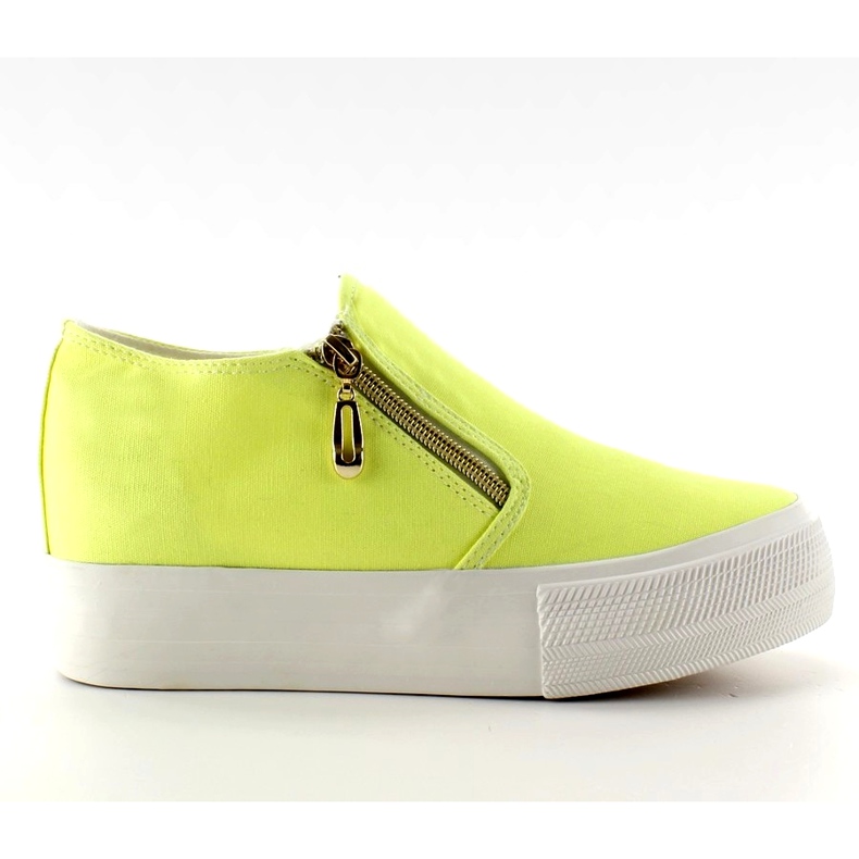 Zeppa Slip-on con cerniera NG620 gialla giallo