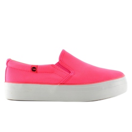 Slipons su doppia suola GF-41 Fluorescent Red rosa