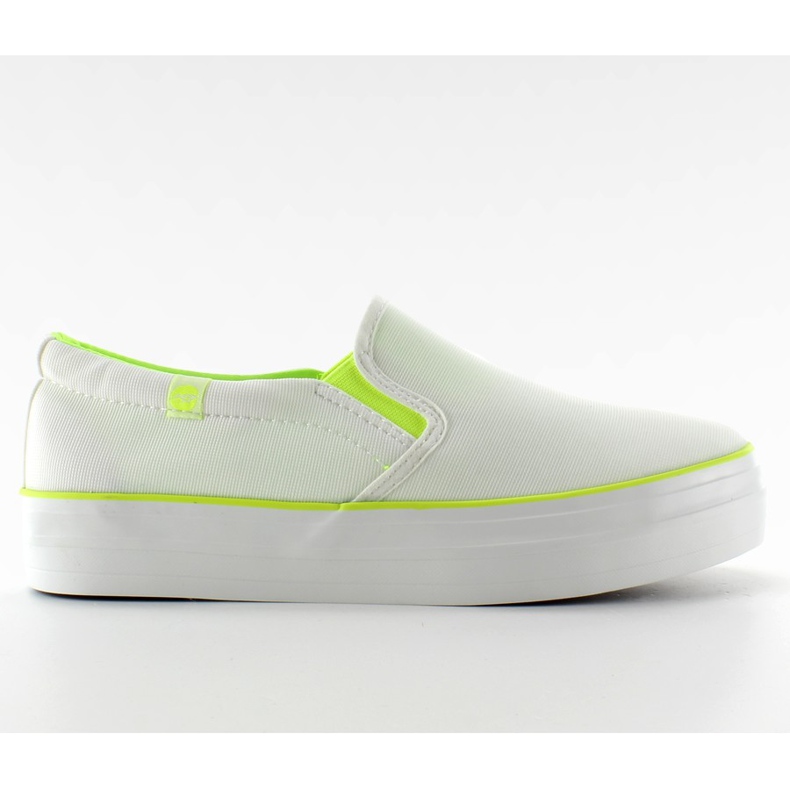 Slipony su doppia suola GF-41 Bianco bianca
