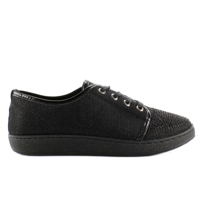 Scarpe con punta diamantata 5-63 nere nero