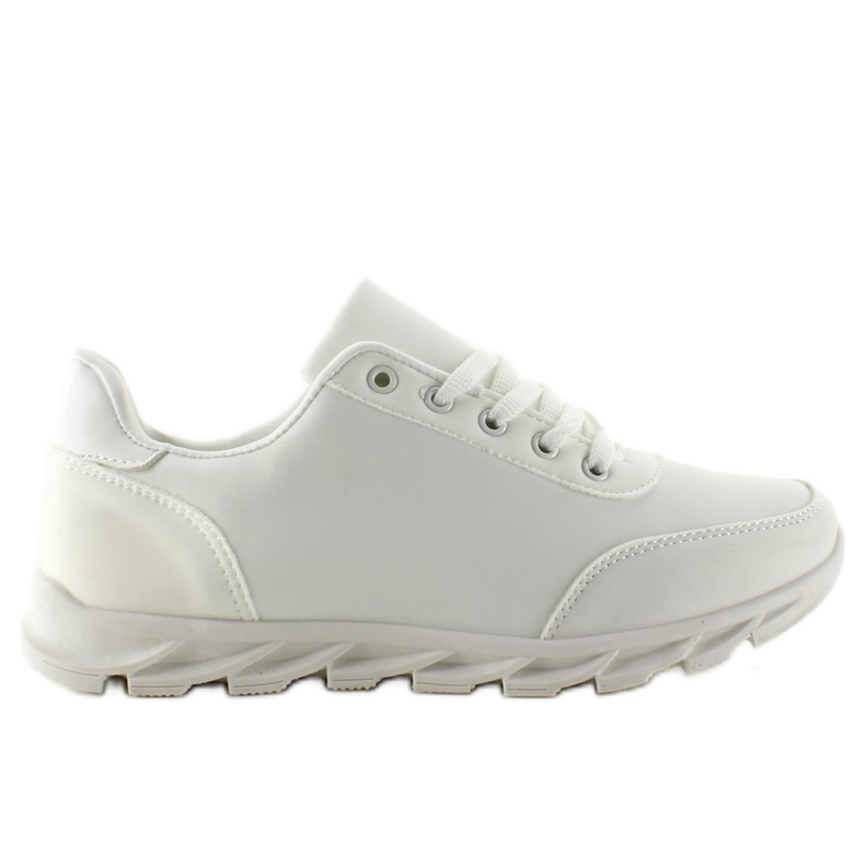 Scarpe da jogging sportive B16-48 Bianche bianca
