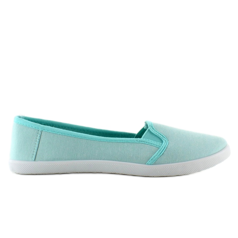 Sneakers slip-on in tela C27-8 Blu