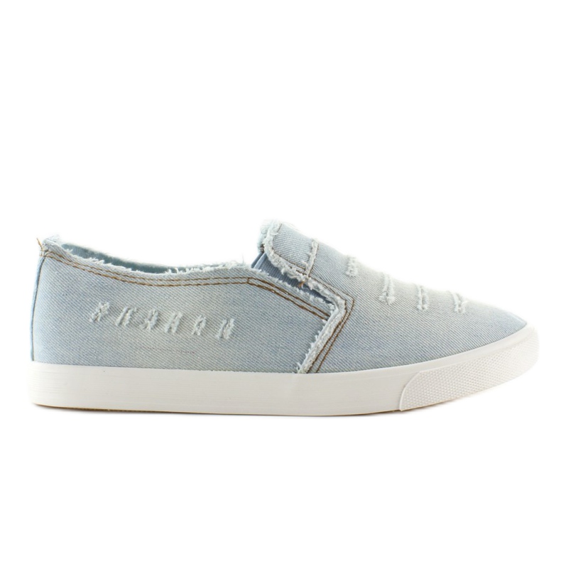 Jeans Strappati Strappati Nb05 blu