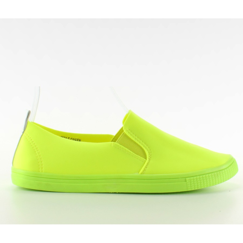 Slip-on da ginnastica alla moda JX31 F. Verde giallo