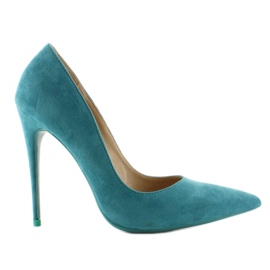 Tacchi classici in camoscio 5005 L. Blu multicolore