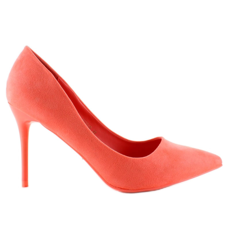 Décolleté su un comodo tacco 1029 Orange multicolore