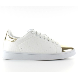 Sneakers con punte metalliche YP-01 Gold bianco giallo