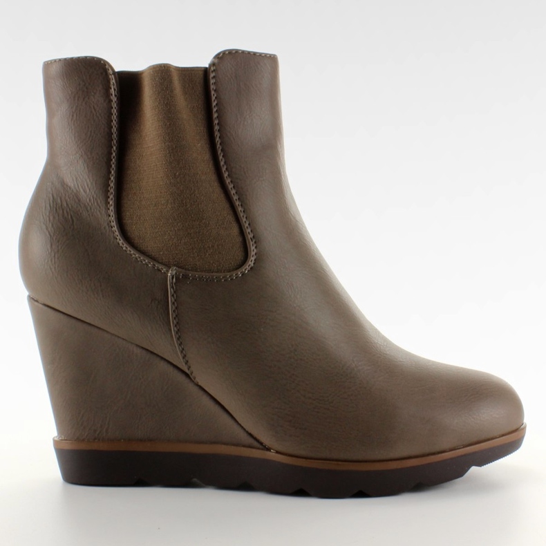 Stivali Stivali Jodhpur con zeppa K-39 Kaki cachi