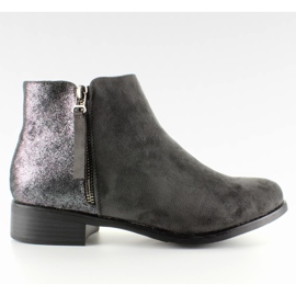Stivaletti Retro lucido 1546-89 Grigio