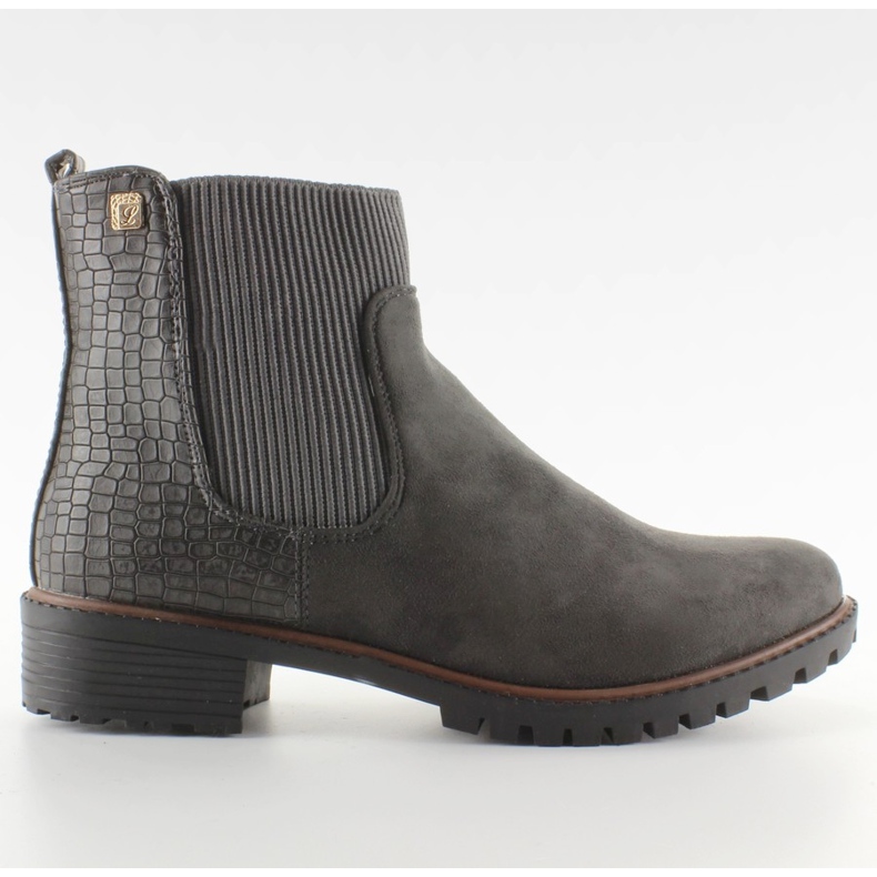 Stivali Jodhpur con soletta intersuola in M247 Grigio