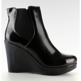Stivali neri Jodhpur con zeppa neri nero
