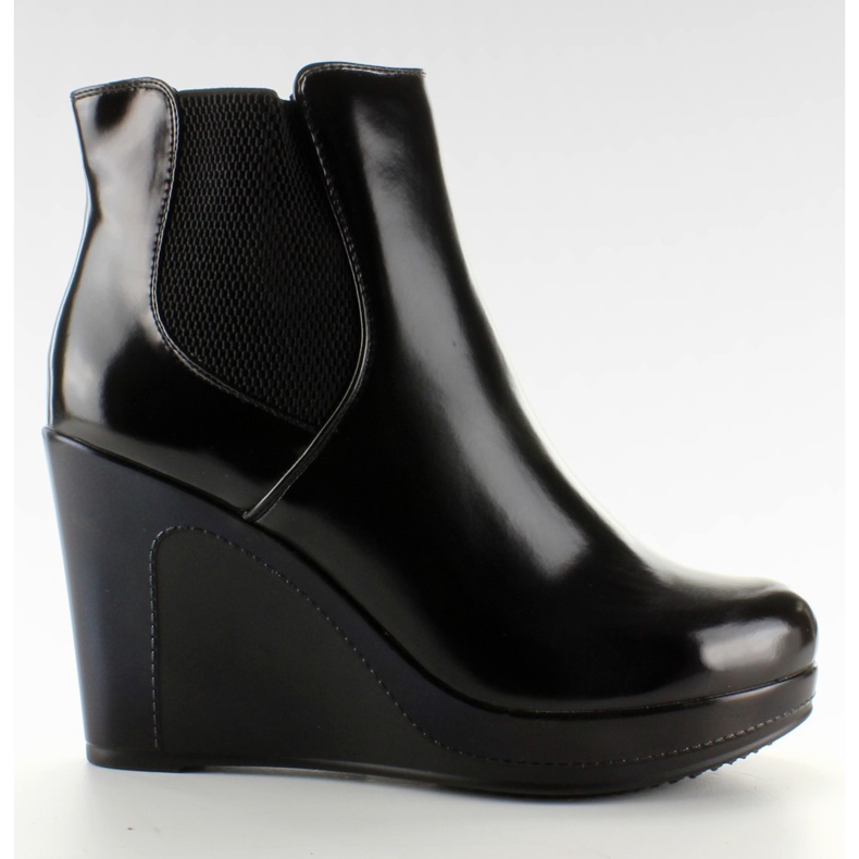 Stivali neri Jodhpur con zeppa neri nero