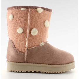 Emusy kids con tomaia in feltro Rosa