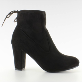 Stivaletti neri con coulisse nero