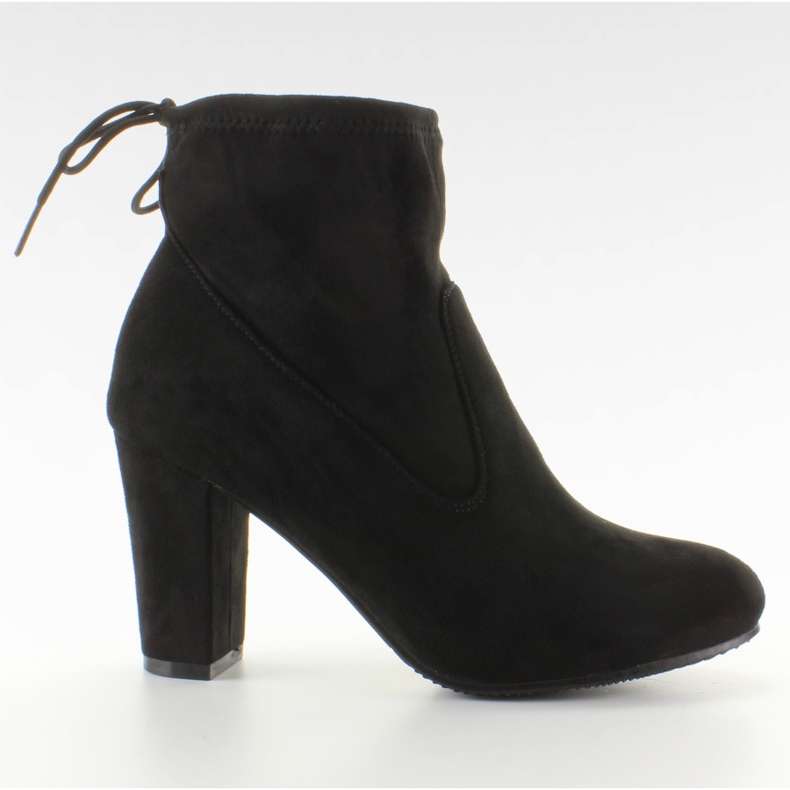 Stivaletti neri con coulisse nero