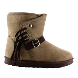 Emusy da donna con frange K1661504 Taupe beige