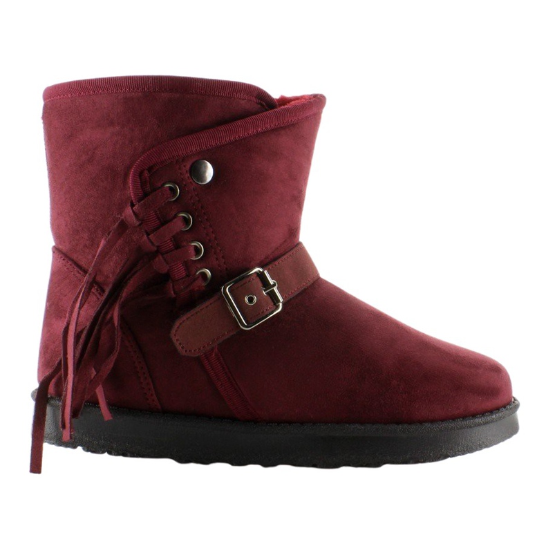 Emusy da donna con frange K1661504 Burdeos rosso