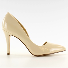 Tacchi asimmetrici pastello C26P Beige