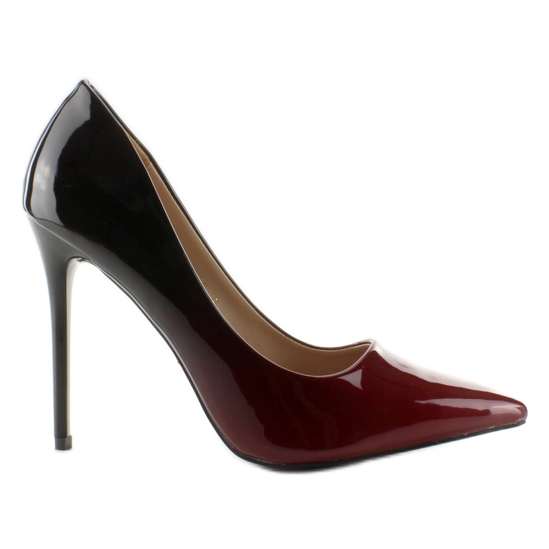 Tacchi sfumati ombre 1058 Rosso nero